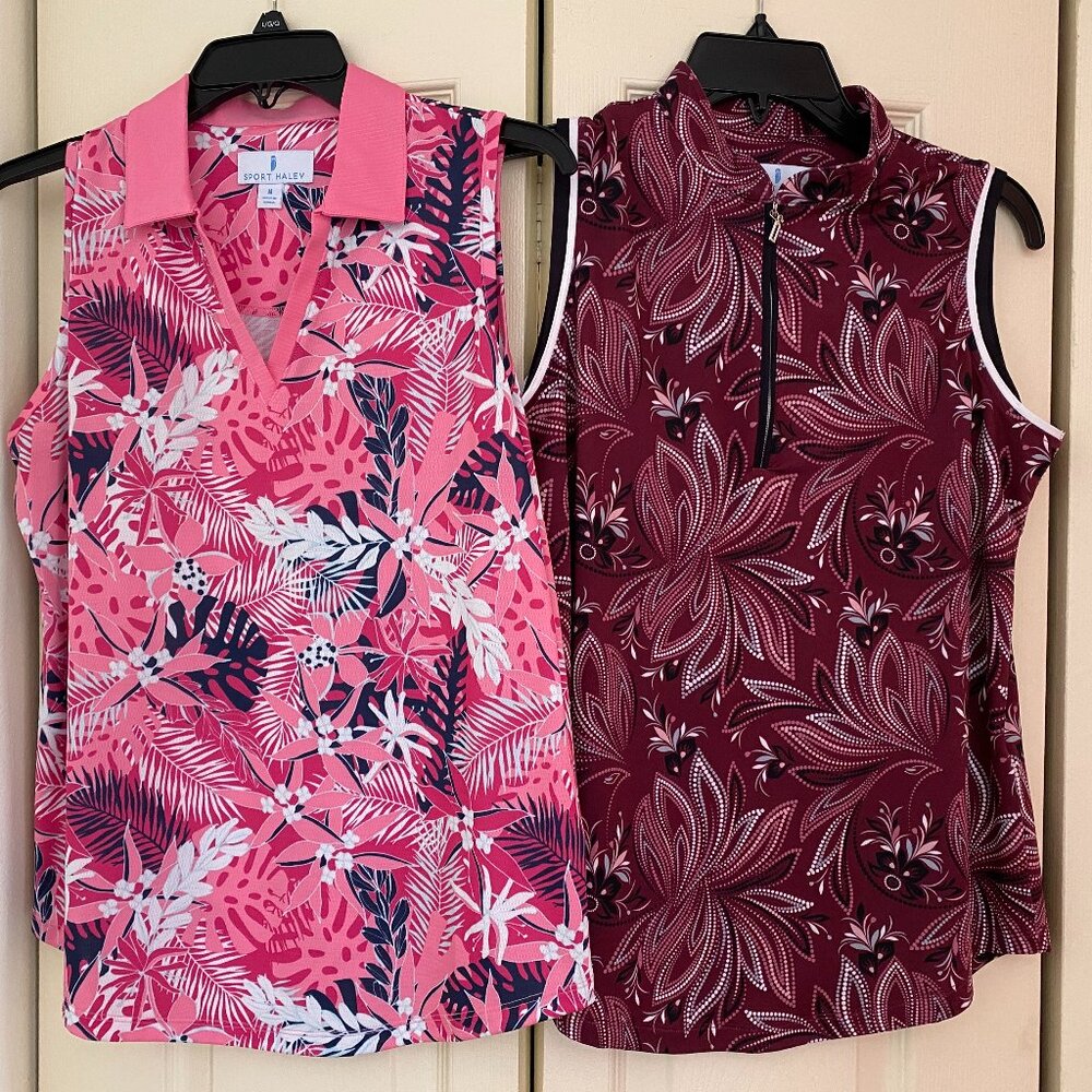 TWO Sport Haley Golf Shirts - Size Medium